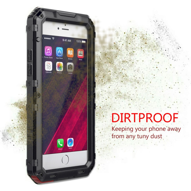 Waterproof Dustproof Shockproof Zinc Alloy + Silicone Case for iPhone 6 & 6s, iPhone 6 & 6s