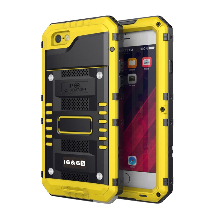 Waterproof Dustproof Shockproof Zinc Alloy + Silicone Case for iPhone 6 & 6s, iPhone 6 & 6s