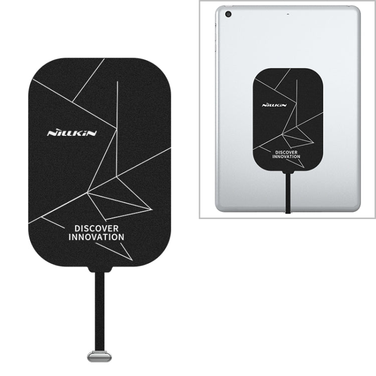 NILLKIN NKR01 For iPad 9.7 / 10.2 inch & iPad Air 10.5 inch & iPad Pro 10.5 inch Long Magic Tag Plus QI Standard Wireless Charging Receiver with 8 Pin Port, 8 Pin Long