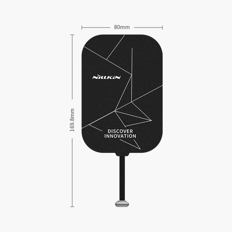 NILLKIN NKR01 For iPad 9.7 / 10.2 inch & iPad Air 10.5 inch & iPad Pro 10.5 inch Long Magic Tag Plus QI Standard Wireless Charging Receiver with 8 Pin Port, 8 Pin Long