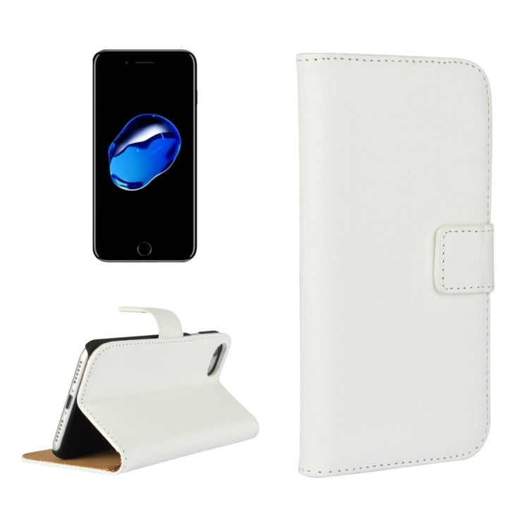 For  iPhone 8 & 7  Genuine Split Horizontal Flip Leather Case with Holder & Card Slots & Wallet