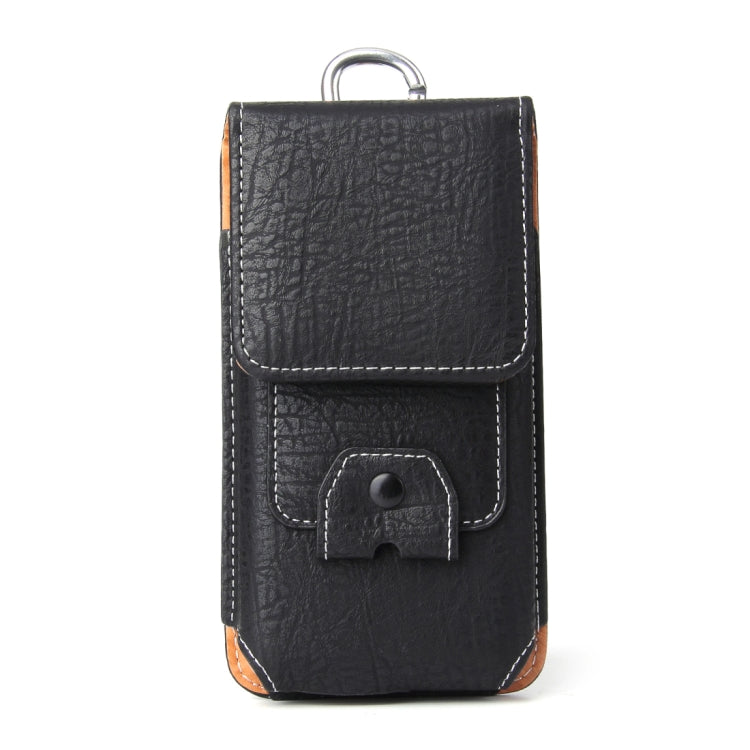 For  iPhone 8 & 7  & 6s & 6 Vertical Flip Retro Elephant Texture Leather Case / Waist Bag with Card Slots & Back Splint & Buckle & Earphone Hole