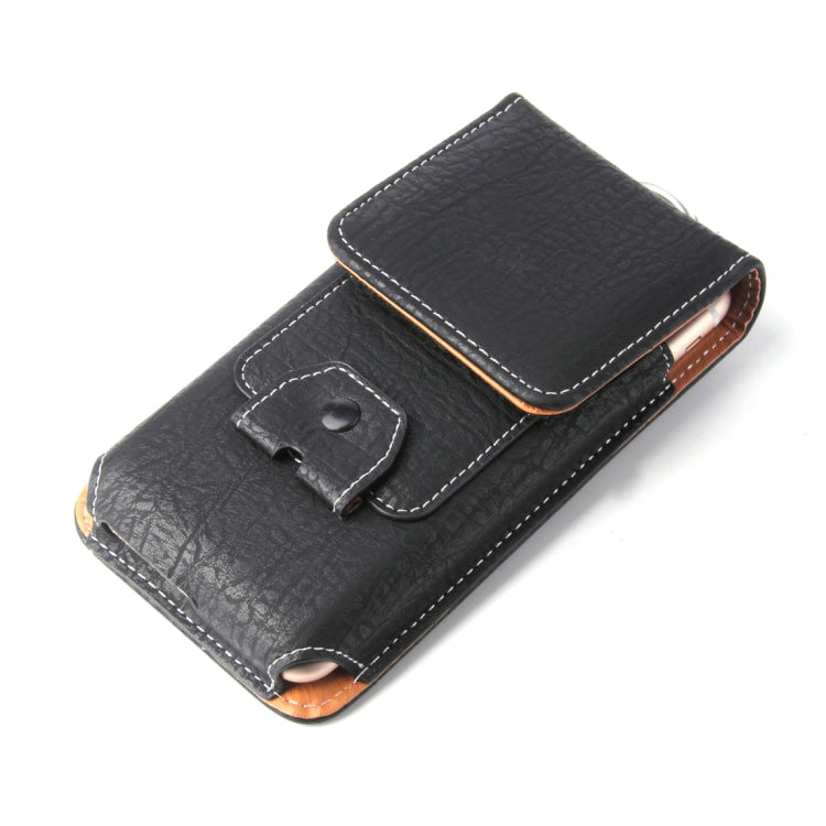 For  iPhone 8 & 7  & 6s & 6 Vertical Flip Retro Elephant Texture Leather Case / Waist Bag with Card Slots & Back Splint & Buckle & Earphone Hole