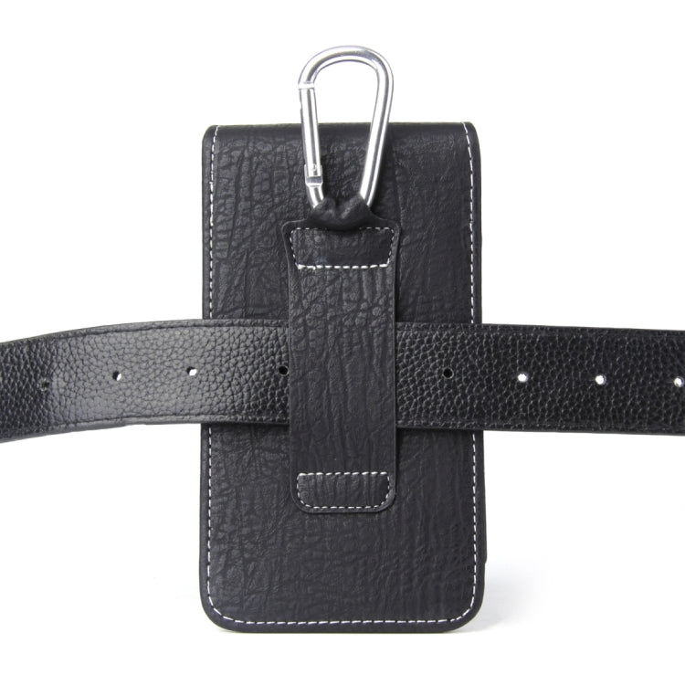 For  iPhone 8 & 7  & 6s & 6 Vertical Flip Retro Elephant Texture Leather Case / Waist Bag with Card Slots & Back Splint & Buckle & Earphone Hole