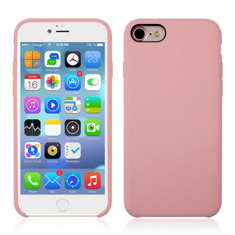 For iPhone 8 & 7 Pure Color Liquid Silicone + PC Shockproof Defender Case, For 8 & 7, iPhone 8 & 7