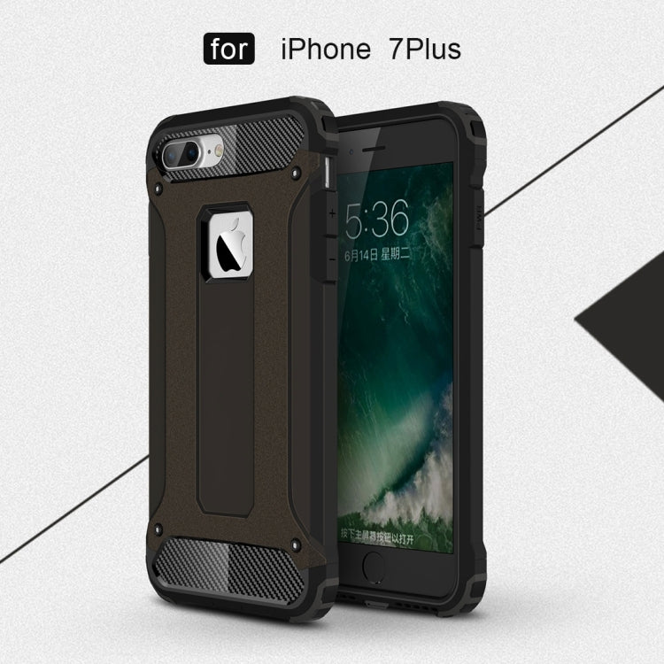 For iPhone 8 Plus & 7 Plus   Tough Armor TPU + PC Combination Case, For iPhone 7 Plus