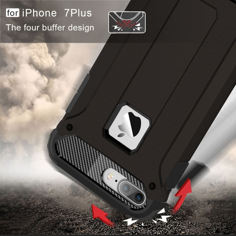For iPhone 8 Plus & 7 Plus   Tough Armor TPU + PC Combination Case, For iPhone 7 Plus