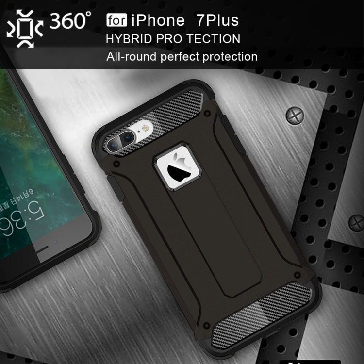 For iPhone 8 Plus & 7 Plus   Tough Armor TPU + PC Combination Case, For iPhone 7 Plus