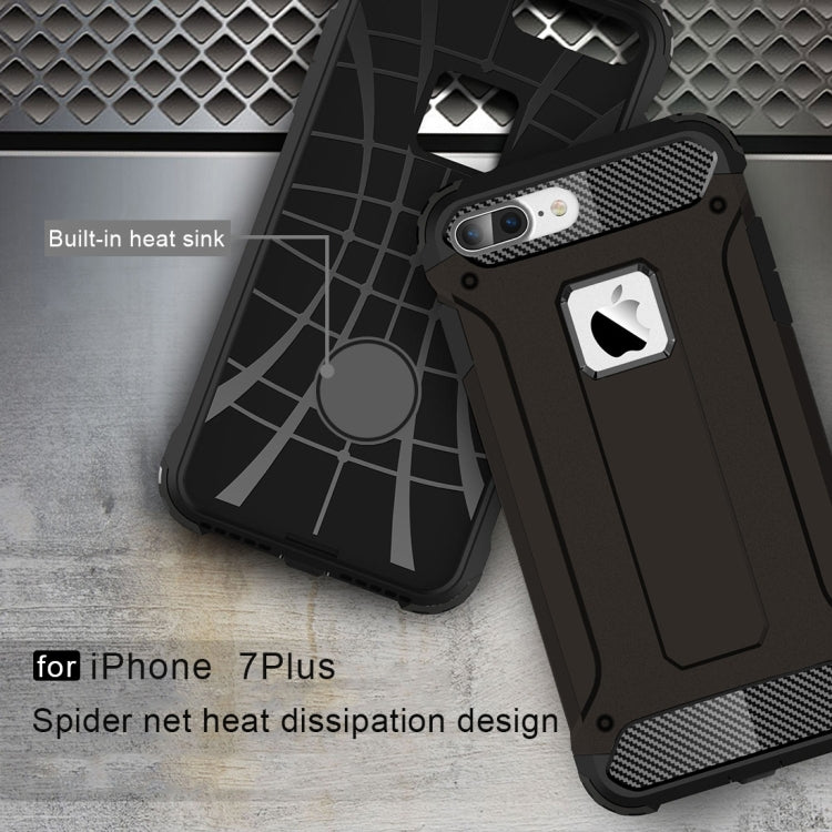 For iPhone 8 Plus & 7 Plus   Tough Armor TPU + PC Combination Case, For iPhone 7 Plus