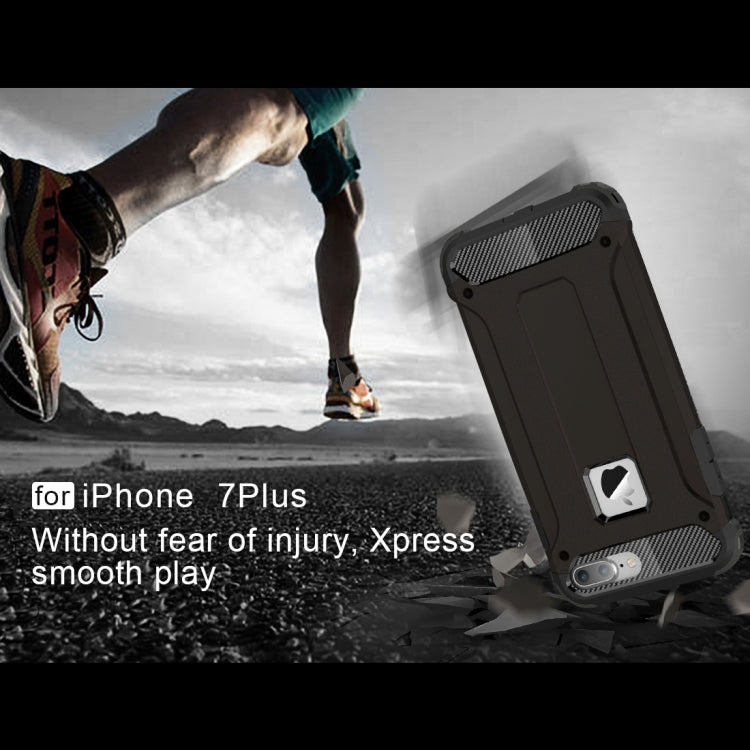 For iPhone 8 Plus & 7 Plus   Tough Armor TPU + PC Combination Case, For iPhone 7 Plus