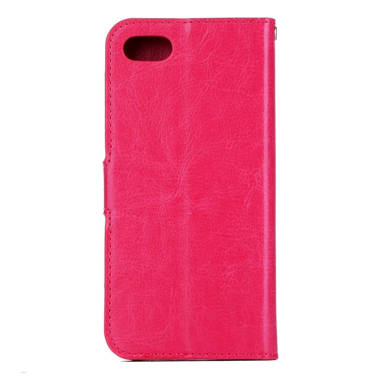 For iPhone 8 Plus & 7 Plus   Crazy Horse Texture Horizontal Flip Leather Case with Magnetic Buckle & Holder & Card Slots & Wallet & Photo Frame, For 8P & 7P