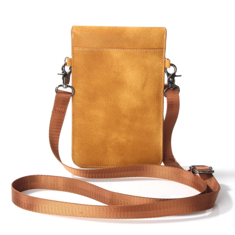 6.3 inch and Below Universal PU Leather Double Zipper Shoulder Carrying Bag with Card Slots & Wallet for Sony, Huawei, Meizu, Lenovo, ASUS, Cubot, Oneplus, Dreami, Oukitel, Xiaomi, Ulefone, Letv, DOOGEE, Vkworld, and other Smartphones