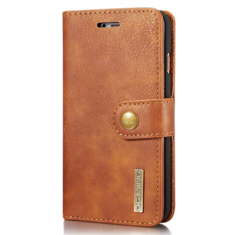 DG.MING for iPhone 8 & 7  Crazy Horse Texture Horizontal Flip Detachable Magnetic Protective Case with Holder & Card Slots & Wallet, iPhone 8 & 7