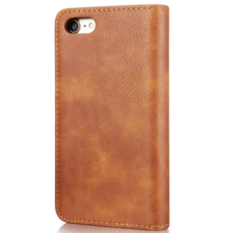 DG.MING for iPhone 8 & 7  Crazy Horse Texture Horizontal Flip Detachable Magnetic Protective Case with Holder & Card Slots & Wallet, iPhone 8 & 7