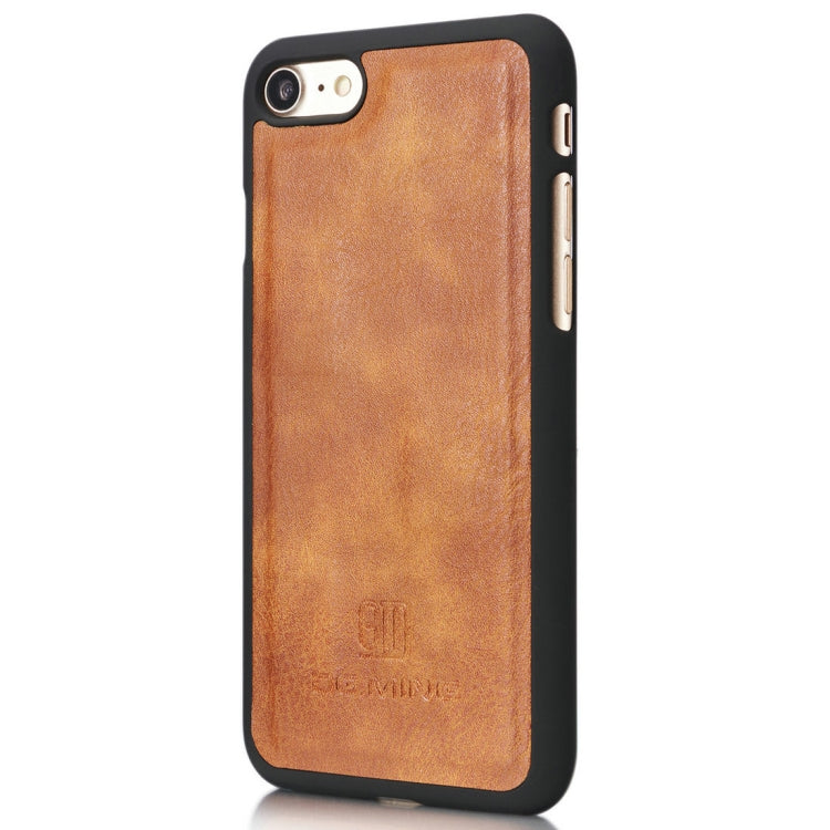 DG.MING for iPhone 8 & 7  Crazy Horse Texture Horizontal Flip Detachable Magnetic Protective Case with Holder & Card Slots & Wallet, iPhone 8 & 7
