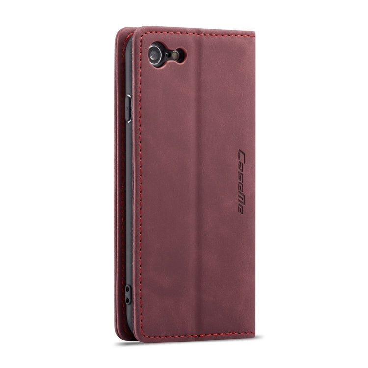 CaseMe-013 Multifunctional Retro Frosted Horizontal Flip Leather Case for iPhone 7 / 8, with Card Slot & Holder & Wallet, For iPhone 7 / 8
