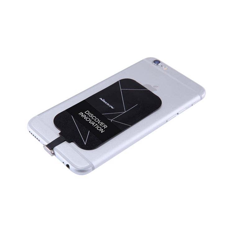NILLKIN Magic Tag QI Standard Wireless Charging Receiver for iPhone 7 / 6s / 6 / 5S / 5, with 8 Pin Port, Length: 98mm, For iPhone 7
