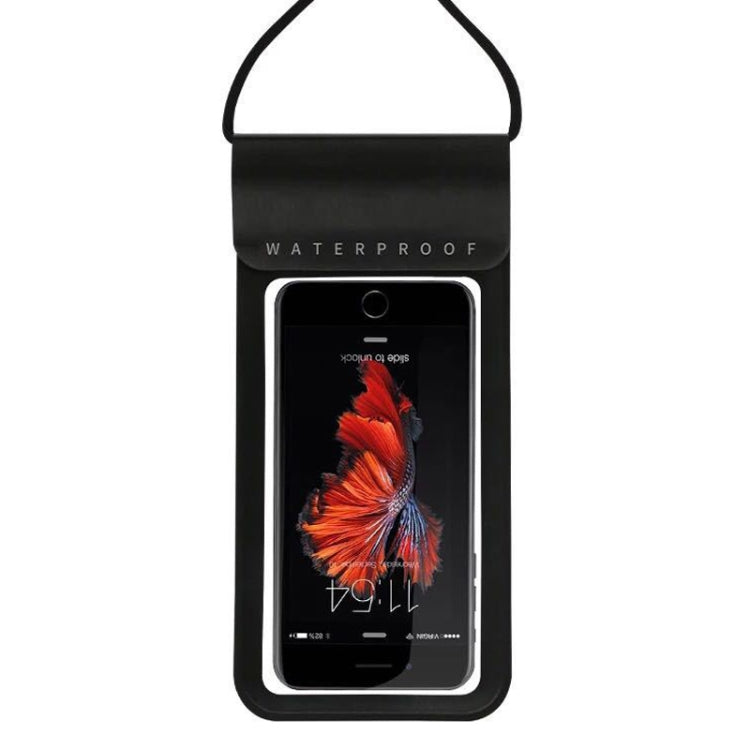 Outdoor Diving Swimming Mobile Phone Touch Screen Waterproof Bag for 6 to 7 Inch Mobile Phone