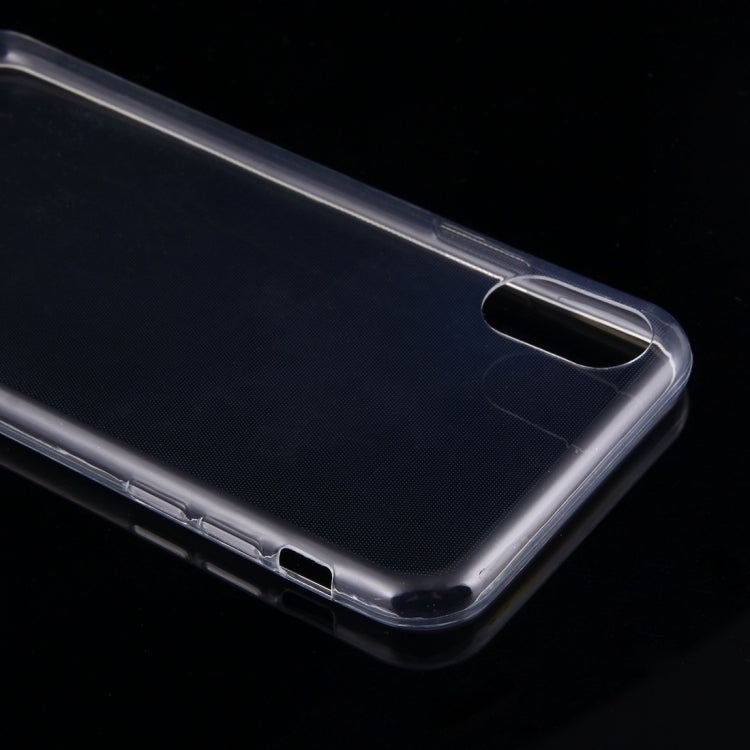 For iPhone X 0.75mm Ultra-thin Transparent TPU Protective Case, Small Quantity Recommended Before iPhone X  Launching(Transparent), iPhone X / XS