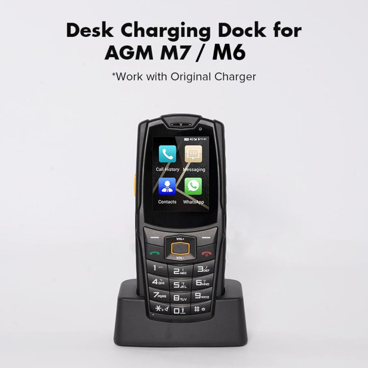 AGM DCD-M67 5V 1A USB-C / Type-C Desktop Charging Dock for AGM M6 / M7, For AGM M6 / M7