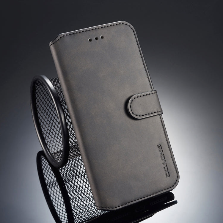 DG.MING Retro Oil Side Horizontal Flip Case for iPhone 8 Plus & 7 Plus, with Holder & Card Slots & Wallet, iPhone 8 Plus & 7 Plus