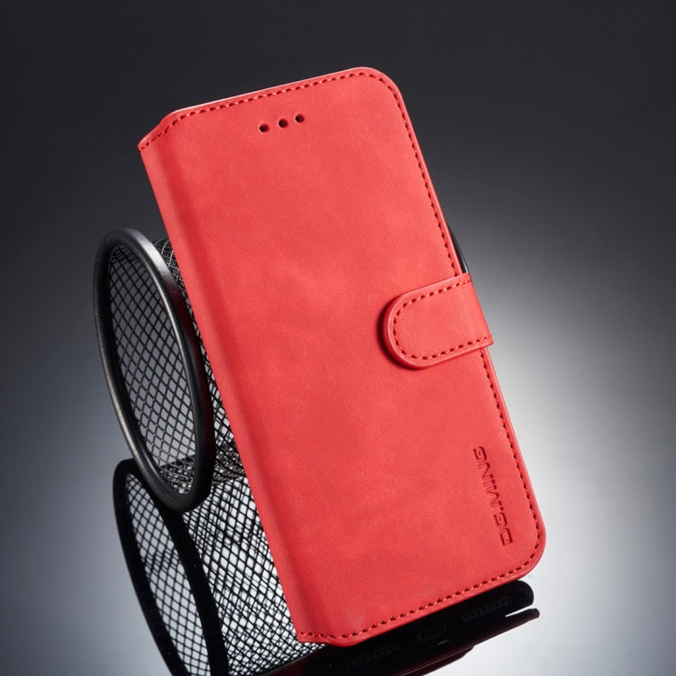 DG.MING Retro Oil Side Horizontal Flip Case for iPhone 8 Plus & 7 Plus, with Holder & Card Slots & Wallet, iPhone 8 Plus & 7 Plus