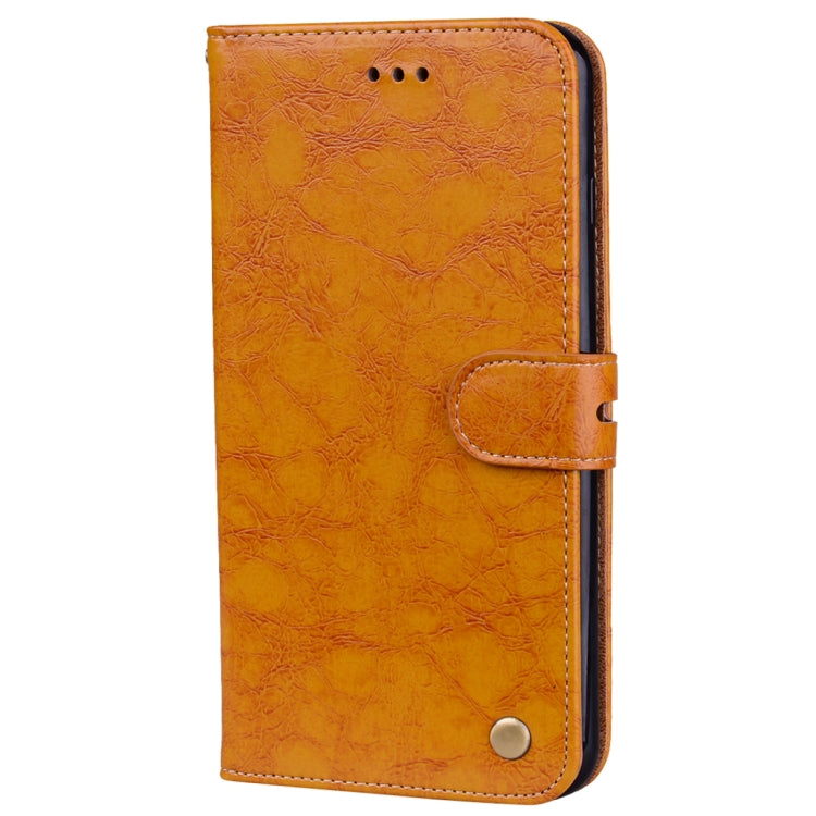 For iPhone 8 Plus & 7 Plus Business Style Oil Wax Texture Horizontal Flip Leather Case with Holder & Card Slots & Wallet, For iPhone 8P & 7P