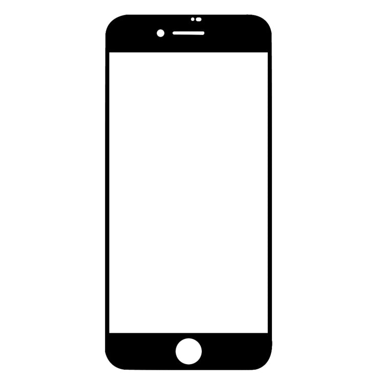 For iPhone SE 2022 / 2020 25 PCS Full Screen Large Arc Edge High Aluminum Tempered Glass Film, 25 PCS