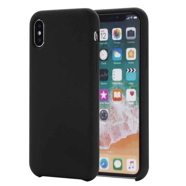 For iPhone XS Max Four Corners Full Coverage Liquid Silicone Protective Case Back Cover, For XS Plus, XS Max, For XS Max