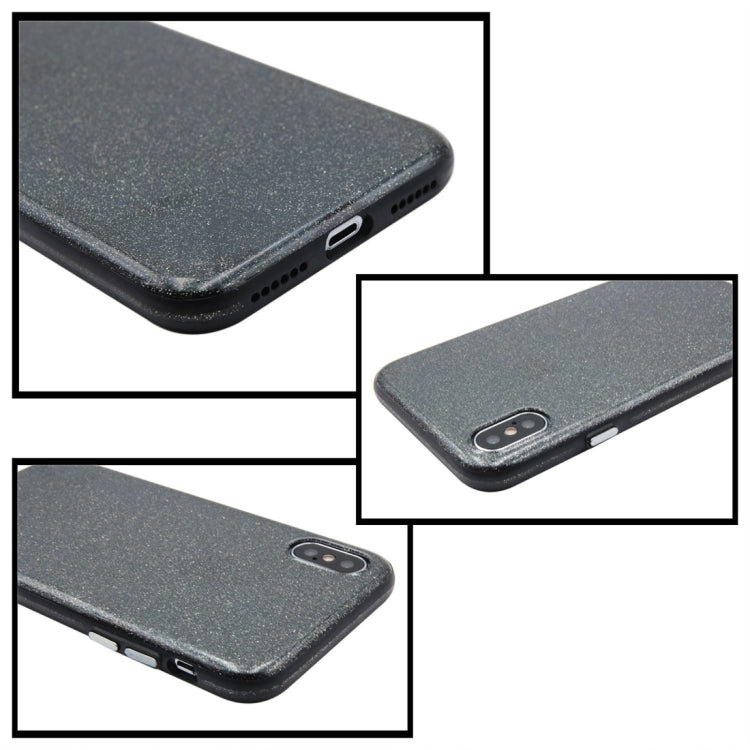 For iPhone X / XS Shimmering Powder PC Protective Back Cover Hard Case