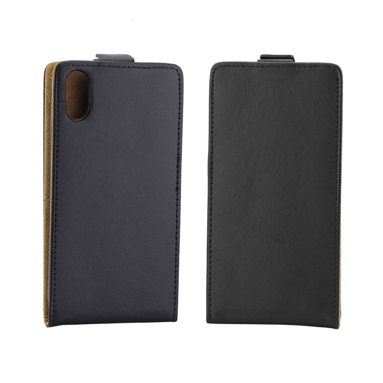 For iPhone X / XS Business Style Vertical Flip TPU Leather Case with Card Slot, For X / XS