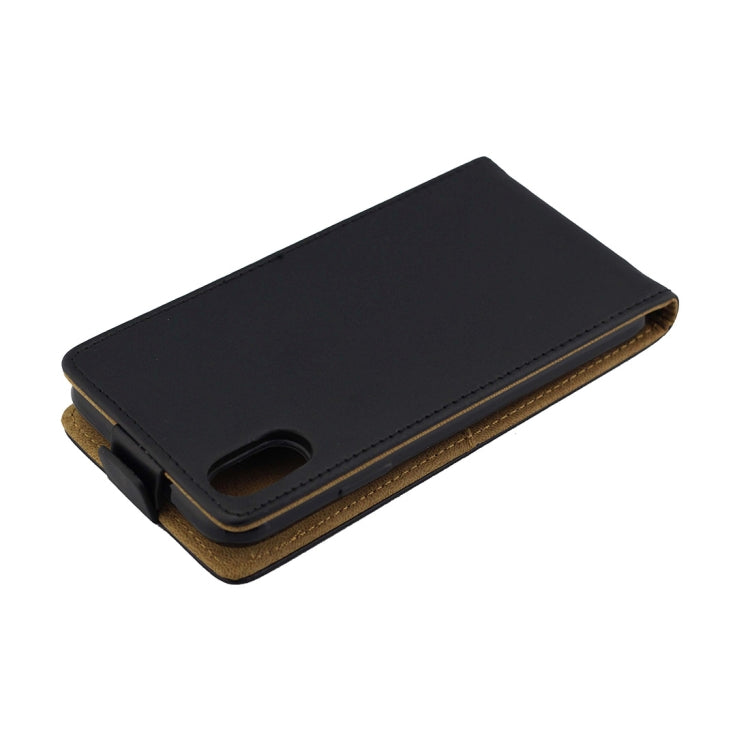 For iPhone X / XS Business Style Vertical Flip TPU Leather Case with Card Slot, For X / XS