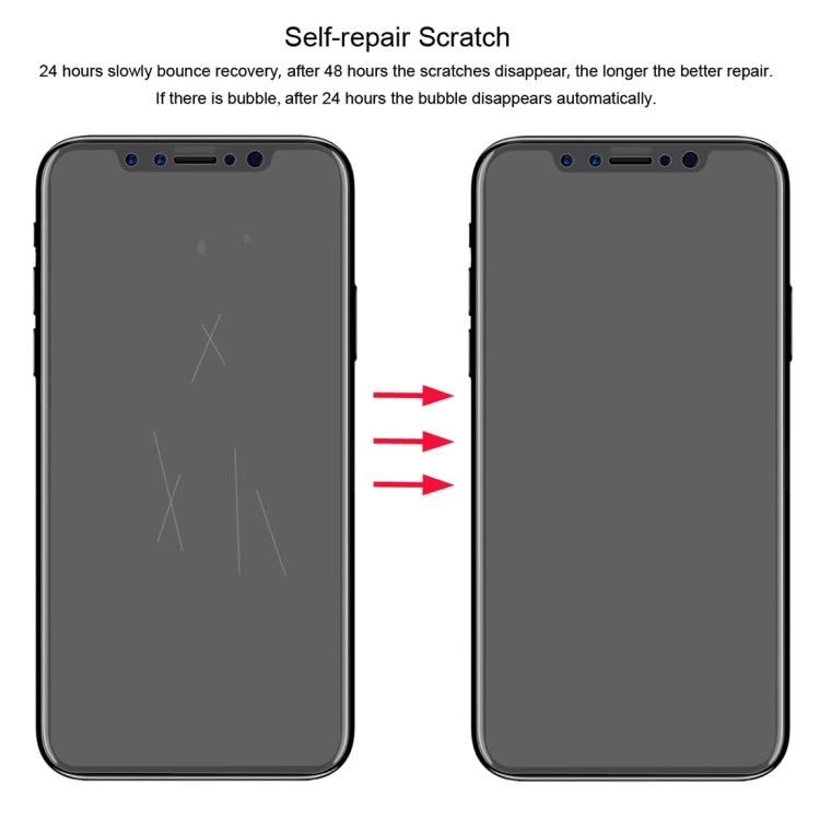 ENKAY Hat-Prince 0.1mm 3D Full Screen Protector Explosion-proof Hydrogel Film for iPhone X, TPU+TPE+PET Material, iPhone X