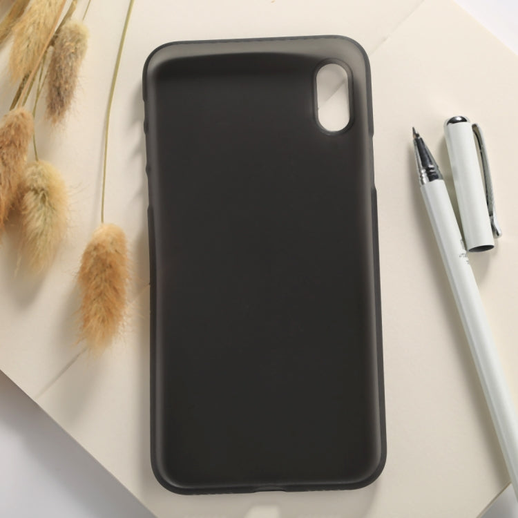 For iPhone X / XS Ultra-thin Frosted PP Protective Back Cover Case, For X PP