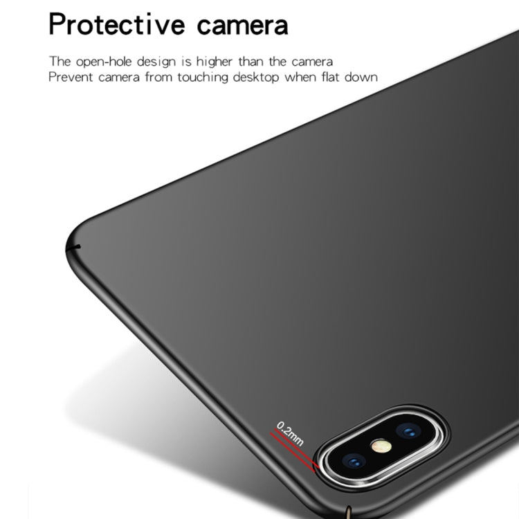 For iPhone XS Max MOFI Frosted PC Ultra-thin Full Coverage Protective Case, For XS Max, For iPhone XS Max