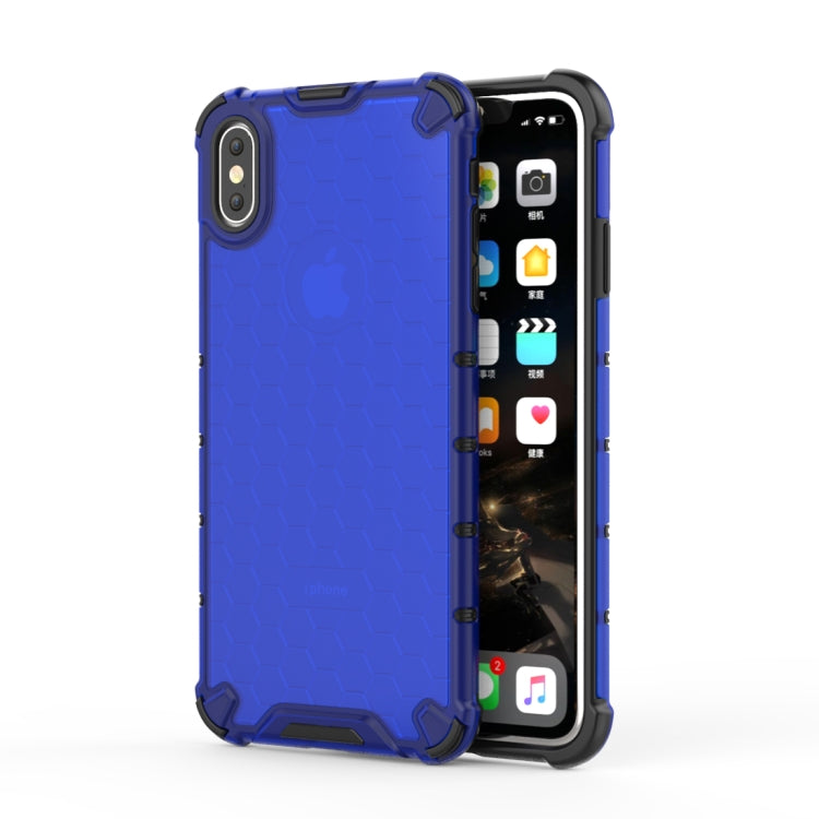 For iPhone XS Max Shockproof Honeycomb PC + TPU Protective Case, For iPhone XS Max