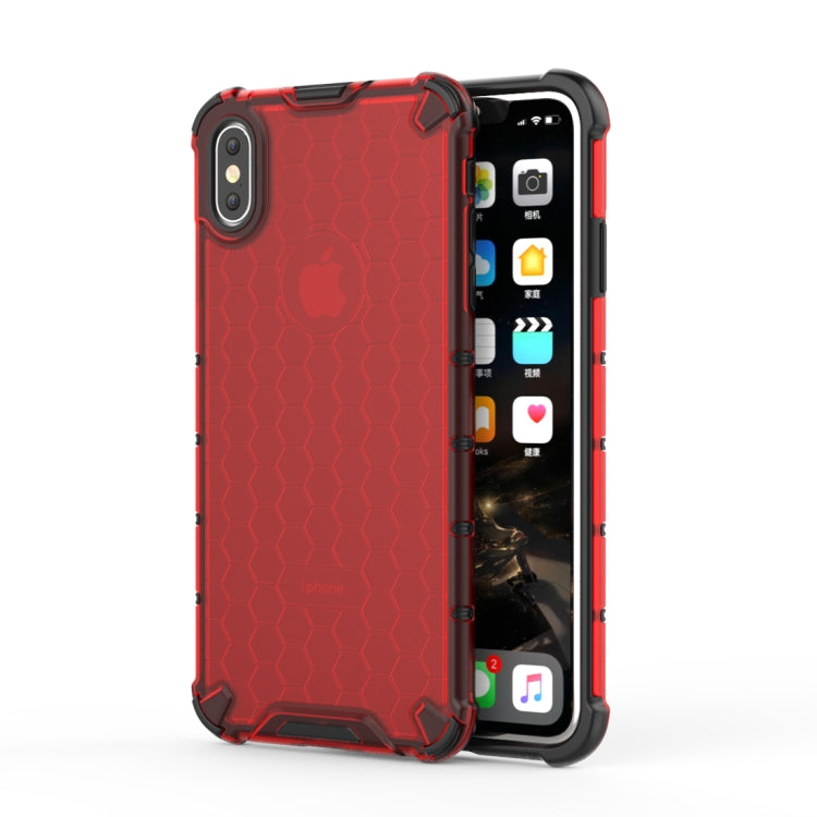 For iPhone XS Max Shockproof Honeycomb PC + TPU Protective Case, For iPhone XS Max