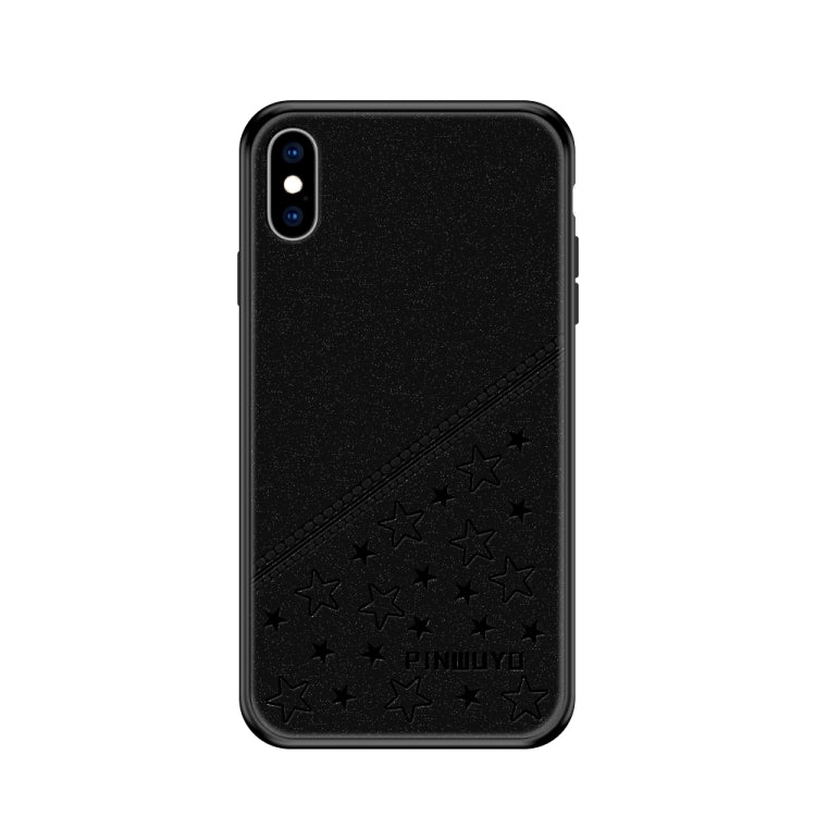 For iPhone XS Max PINWUYO Full Coverage Waterproof Shockproof PC+TPU+PU Case, iPhone XS Max