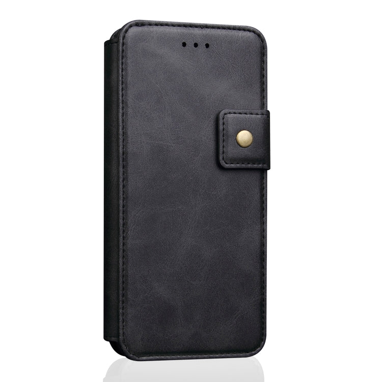 For iPhone XS Max Cowhide Texture Magnetic Absorption Detachable Horizontal Flip Leather Case with Holder & Card Slots & Wallet, For XS Max