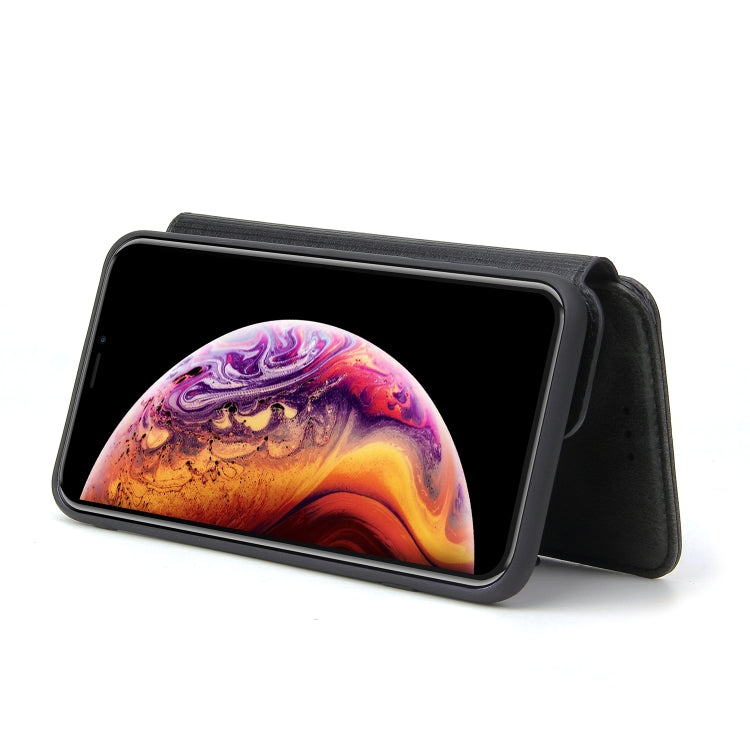 For iPhone XS Max Cowhide Texture Magnetic Absorption Detachable Horizontal Flip Leather Case with Holder & Card Slots & Wallet, For XS Max