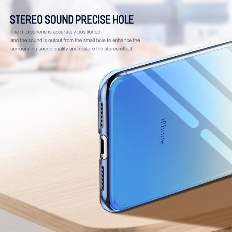 For iPhone XR ROCK Gradient Color PC Protective Case, For XR