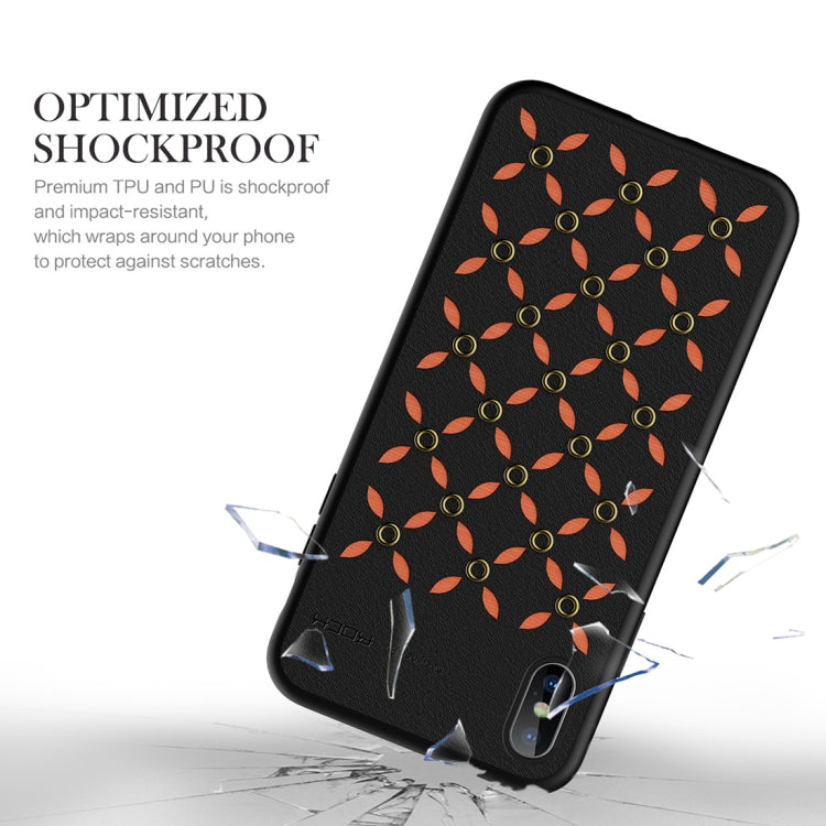 For iPhone XR ROCK Origin Series Business TPU + PU Protective Case, For XR