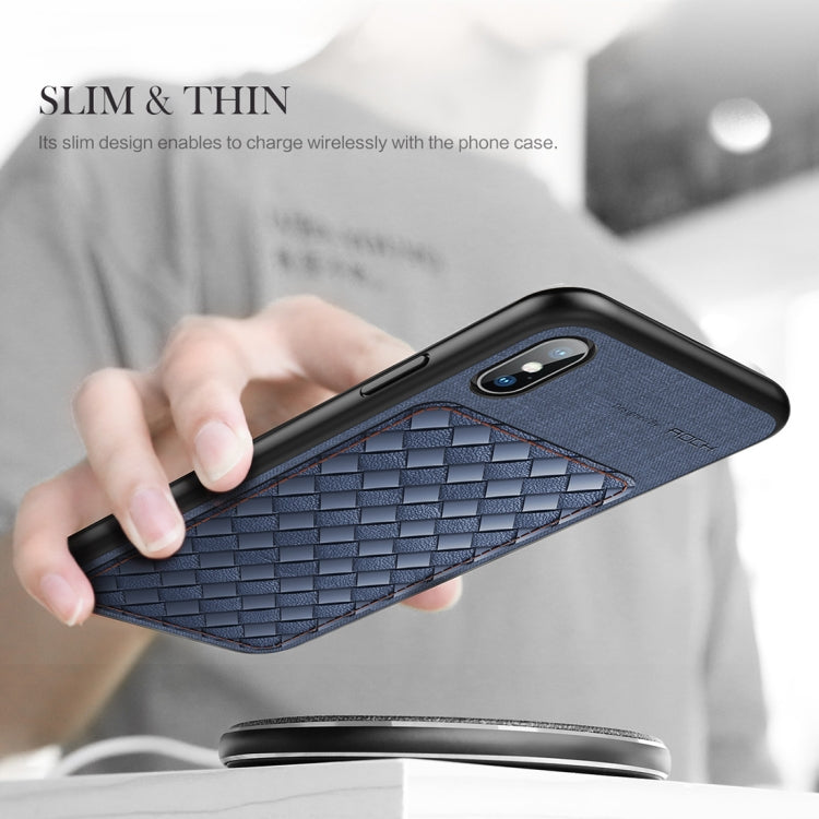 For iPhone XR ROCK Origin Series Business TPU + PU Protective Case, For XR