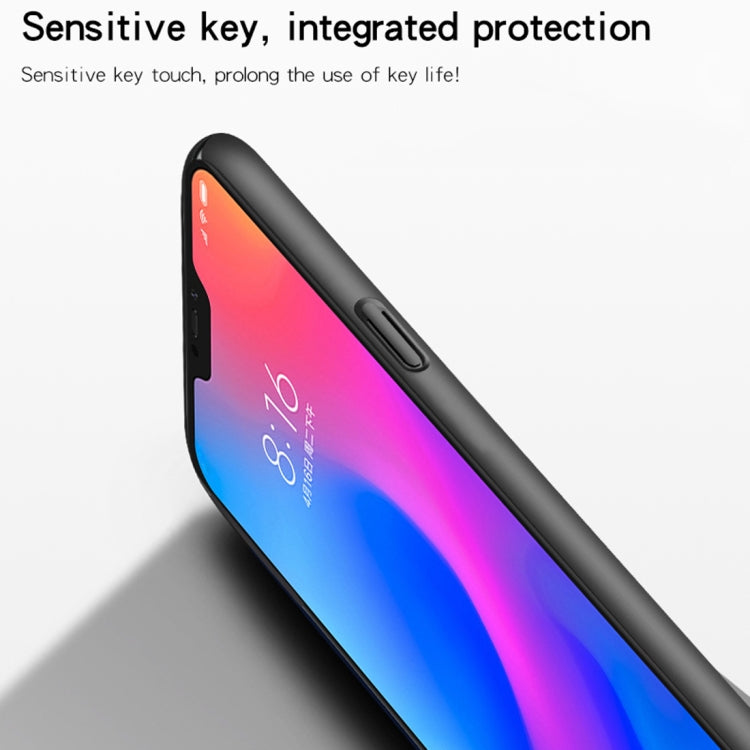 For iPhone XR MOFI Frosted PC Ultra-thin Full Coverage Case, For iPhone XR With Round Hole