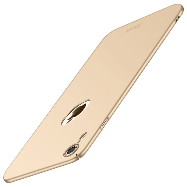 For iPhone XR MOFI Frosted PC Ultra-thin Full Coverage Case, For iPhone XR With Round Hole