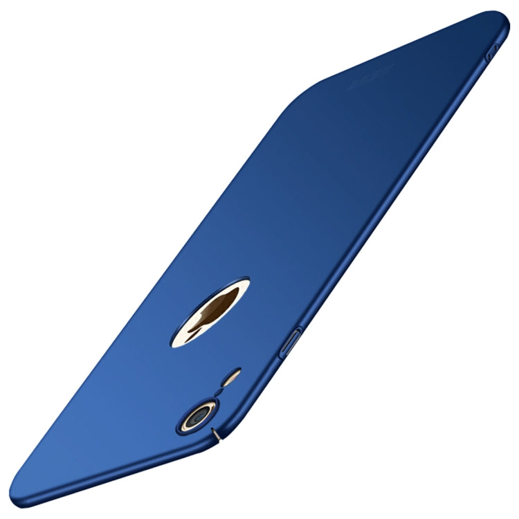 For iPhone XR MOFI Frosted PC Ultra-thin Full Coverage Case, For iPhone XR With Round Hole