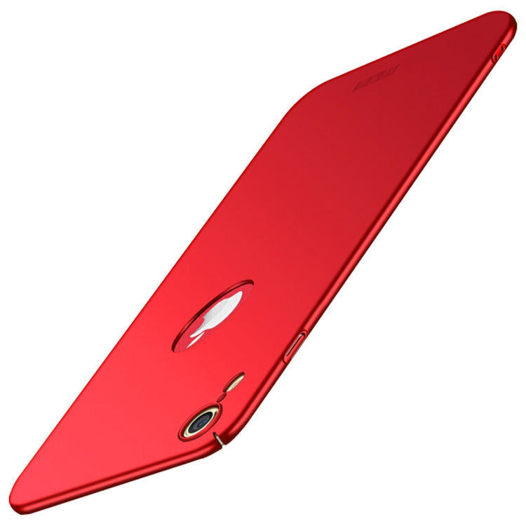 For iPhone XR MOFI Frosted PC Ultra-thin Full Coverage Case, For iPhone XR With Round Hole