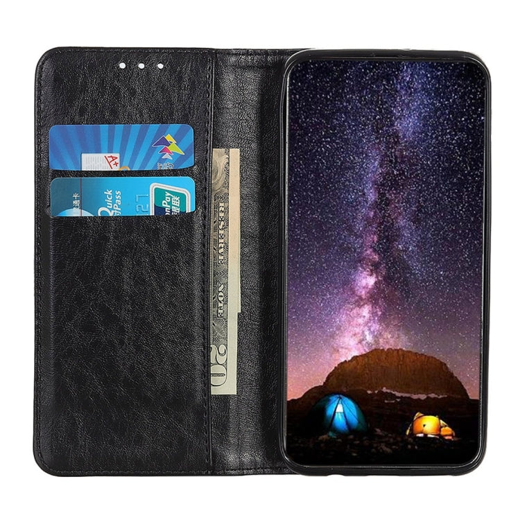 For iPhone XR Magnetic Retro Crazy Horse Texture Horizontal Flip Leather Case with Holder & Card Slots & Wallet, iPhone XR