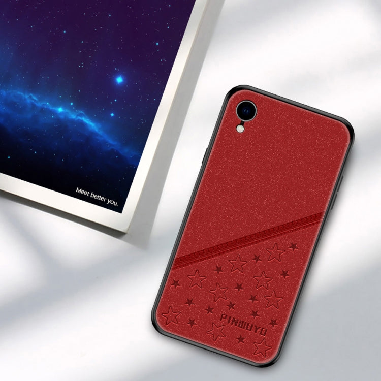 For iPhone XR PINWUYO Full Coverage Waterproof Shockproof PC+TPU+PU Case, iPhone XR