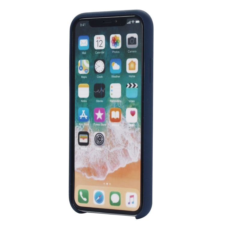 For iPhone XR Four Corners Full Coverage Liquid Silicone Case, For XR, XR